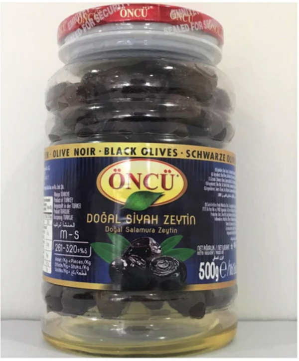 Aceitunas negras Oncu Tamaño M - 500gr