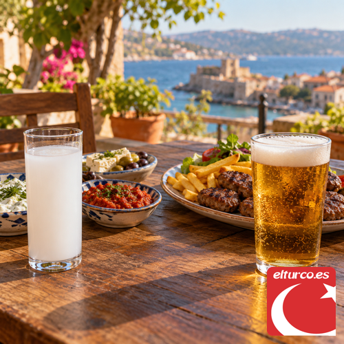 ¿Cerveza Efes o raki: qué beber con una mesa de meze?