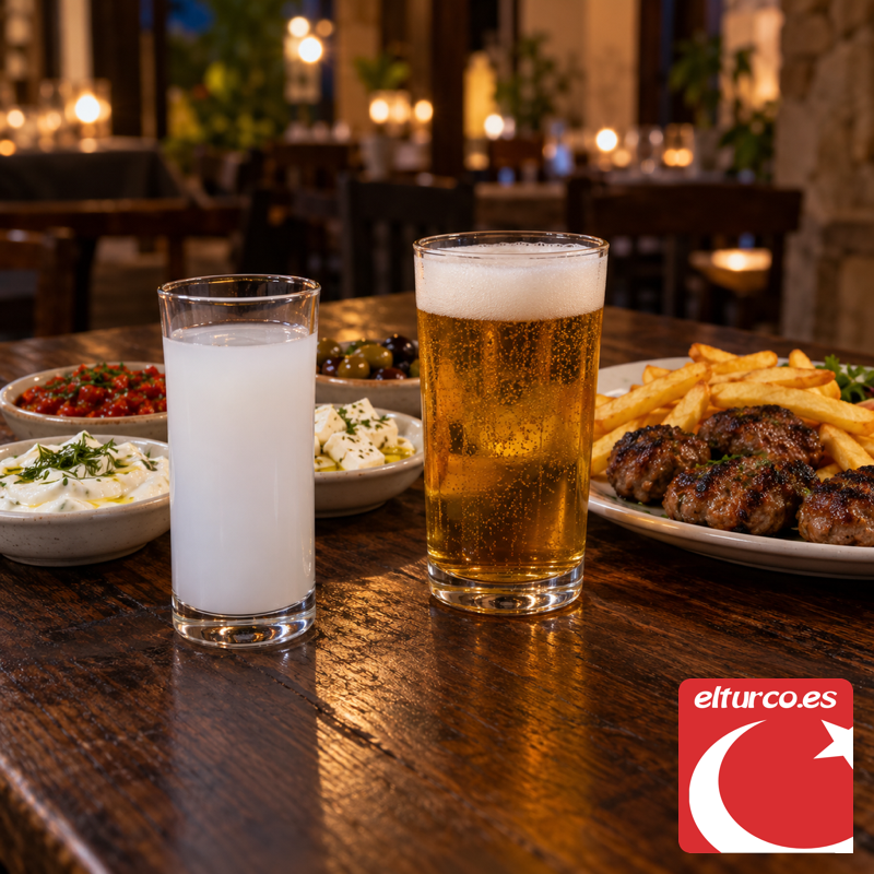 ¿Cerveza Efes o raki: qué beber con una mesa de meze?